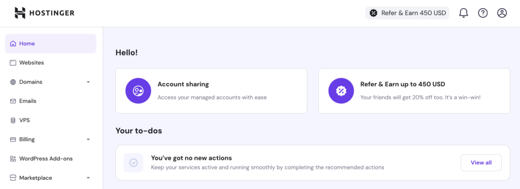 hostinger hpanel